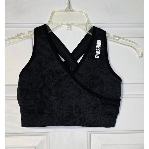 Gymshark Black‎ Sports Bra Size S - Picture 1 of 6